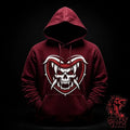 Deep Maroon Fangbie Hoodie