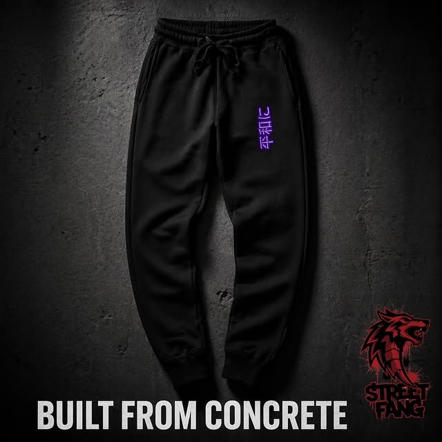 The Purple Kanji Joggers